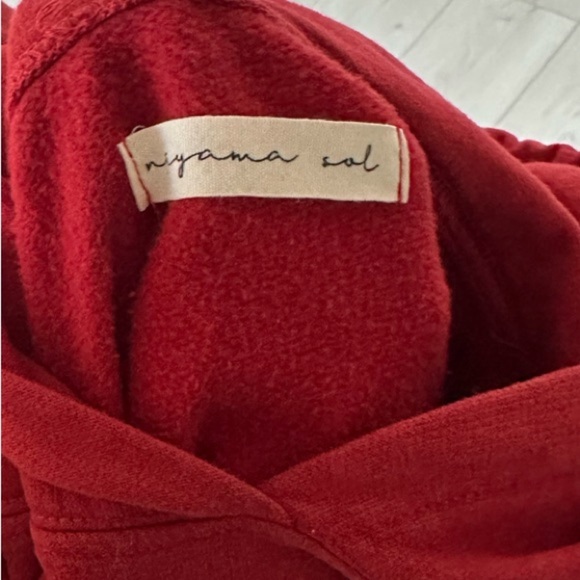 Niyama Sol Red Graphic Hoodie - Don't Hate Meditate - Picture 4 of 4